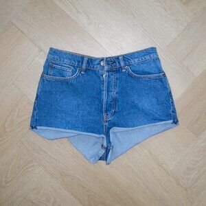 rag & bone Maya High Rise Hot Short (Rye Harbor/Medium Wash)